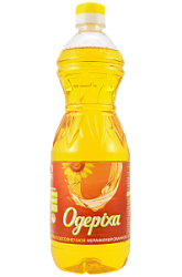 «Одерiха» масло подсолнечное нерафинированное. Первый сорт.